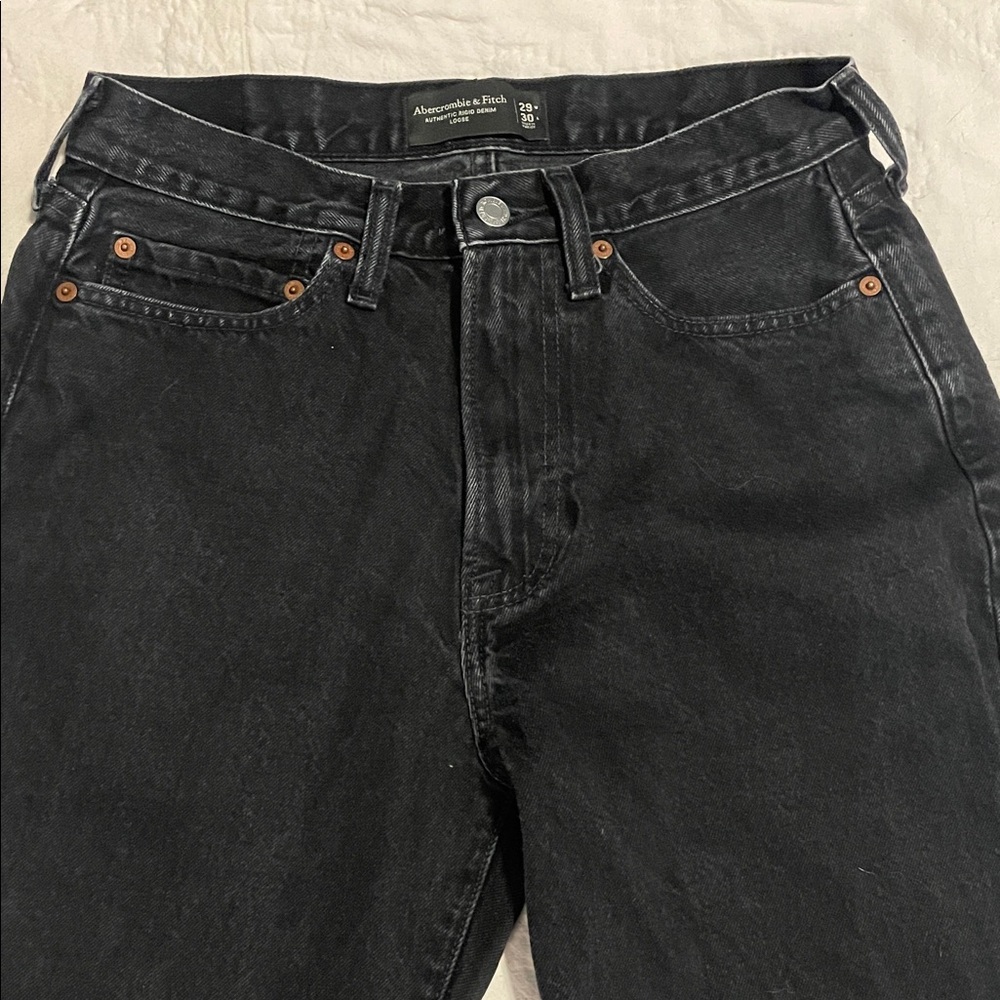 Abercrombie & Fitch Dark Denim Jeans - Picture 5 of 5